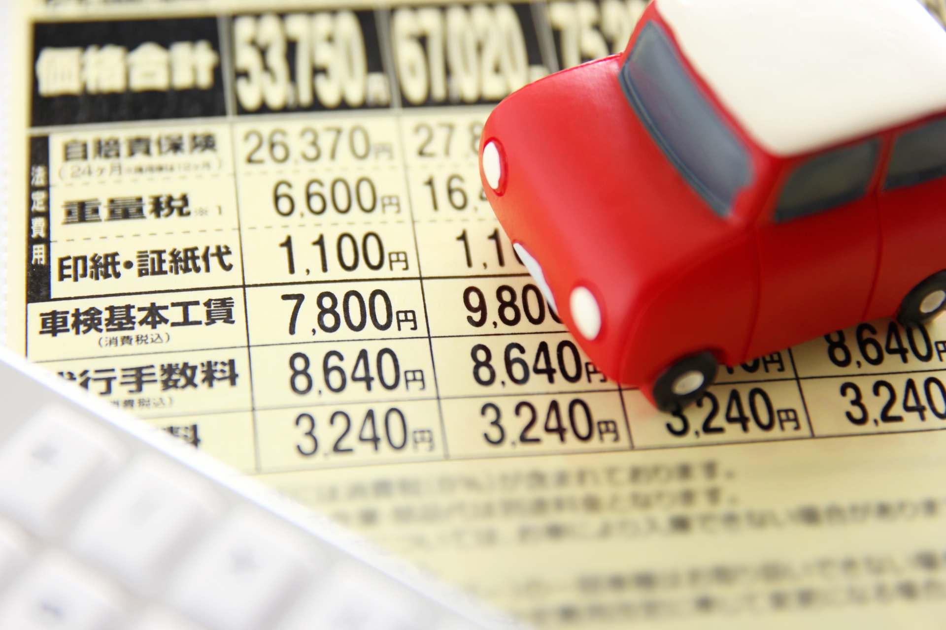 車検費用と有効期間