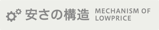 安さの構造